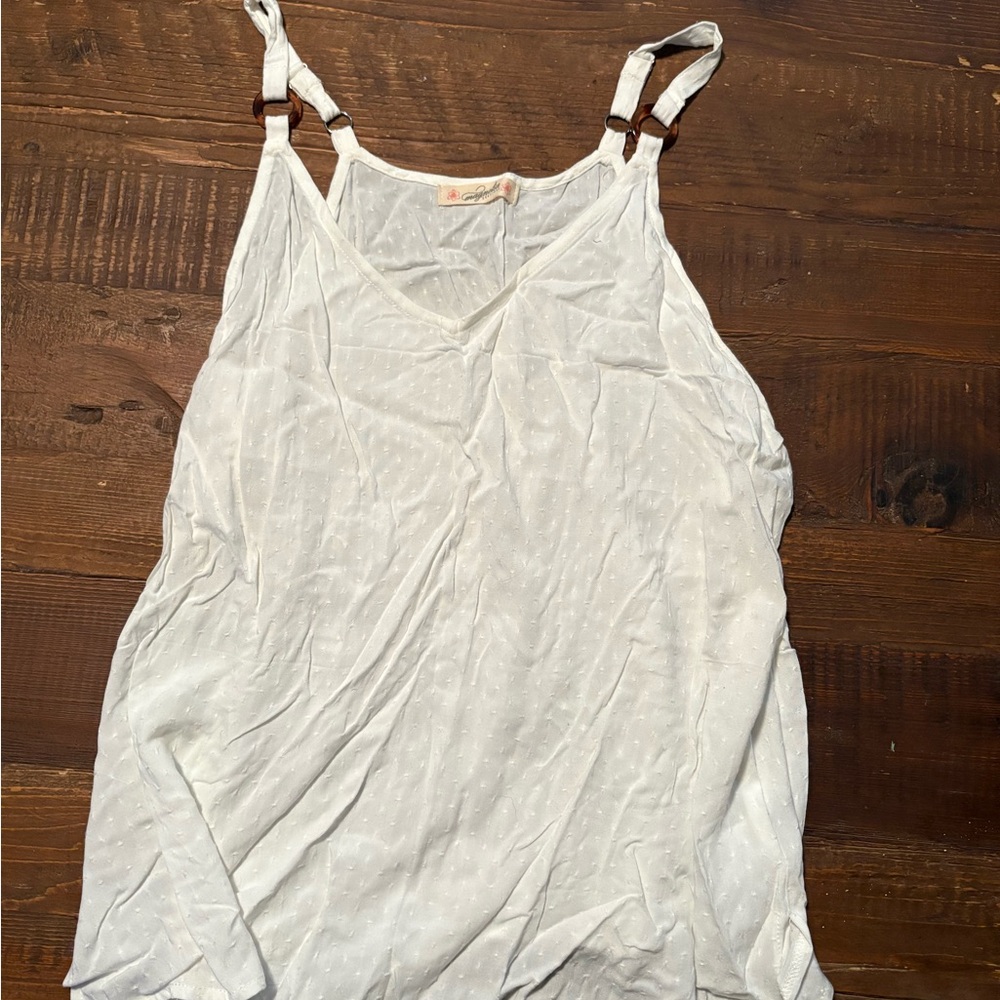 Chic White Sleeveless Tank Top